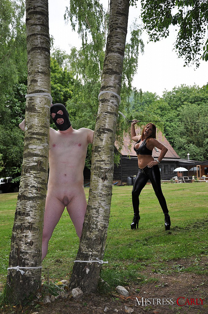 Wet outdoor cuckold bdsm
