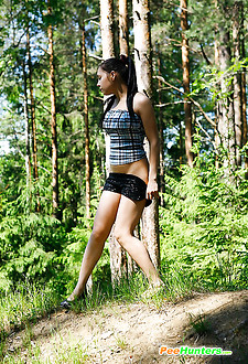 This brunette just can't wait to make some water