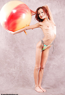 Absolute skinny sporty chick