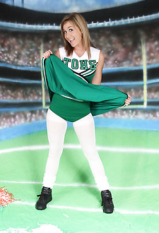 Cheerleader white pantyhose Part 2