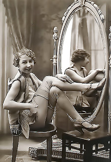 Vintage Photos of 1900 with Nude Girls Posing Naked and Dressed very Rare French Risque Post Cards