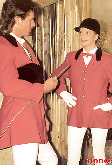 Sexy horse riding babe fucking her horny teacher hardcore