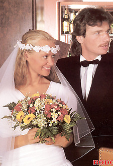 Two horny guys shagging the bride and bridesmaid hardcore