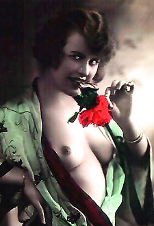 Beautiful vintage naked sweeties posing in the thirties