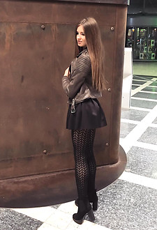 Polish Amateur nylon lover Dominika #4