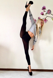 Ukrainian Amateur nylon lover #1