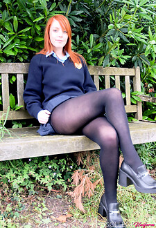 Fi's innocent uniform comes off piece by piece for curious eyes