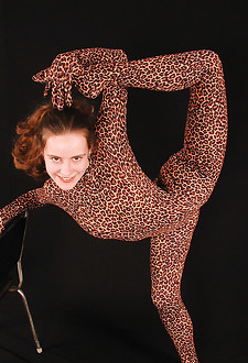 Young little Masha flexible